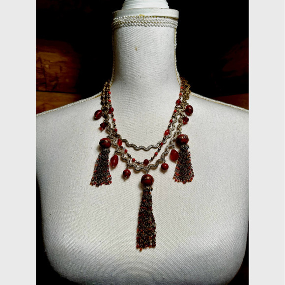 Chico's Vintage Nwot  Multi-Strand necklace - Picture 2 of 8